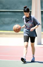JESSICA GOMES Playing Basketball in Los Angeles 07/05/2020