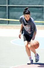 JESSICA GOMES Playing Basketball in Los Angeles 07/05/2020