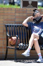JESSICA GOMES Playing Basketball in Los Angeles 07/05/2020