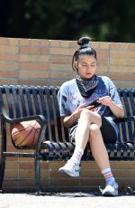 JESSICA GOMES Playing Basketball in Los Angeles 07/05/2020