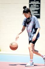 JESSICA GOMES Playing Basketball in Los Angeles 07/05/2020