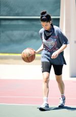 JESSICA GOMES Playing Basketball in Los Angeles 07/05/2020