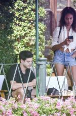 JOAN SMALLS in Denim Shorts in Portofino 07/23/2020