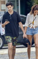 JOAN SMALLS in Denim Shorts in Portofino 07/23/2020