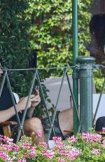 JOAN SMALLS in Denim Shorts in Portofino 07/23/2020