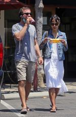 JORDANA BREWSTER and Mason Morfit Out for Lunch in Santa Monica 07/25/2020