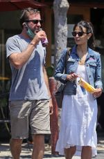 JORDANA BREWSTER and Mason Morfit Out for Lunch in Santa Monica 07/25/2020