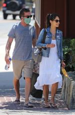 JORDANA BREWSTER and Mason Morfit Out for Lunch in Santa Monica 07/25/2020