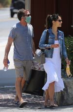 JORDANA BREWSTER and Mason Morfit Out for Lunch in Santa Monica 07/25/2020