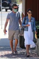JORDANA BREWSTER and Mason Morfit Out for Lunch in Santa Monica 07/25/2020