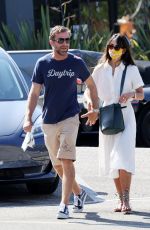 JORDANA BREWSTER and Mason Morfit Out Kissing in Los Angeles 07/17/2020