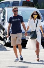 JORDANA BREWSTER and Mason Morfit Out Kissing in Los Angeles 07/17/2020