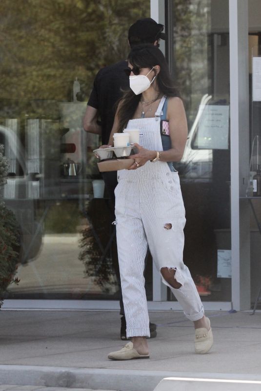 JORDANA BREWSTER at Blue Bottle Coffee in Malibu 07/10/2020
