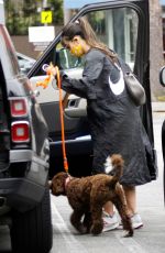 JORDANA BREWSTER Out with Her Dog in Los Angeles 07/24/2020