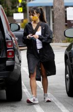 JORDANA BREWSTER Out with Her Dog in Los Angeles 07/24/2020