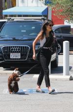 JORDANA BREWSTER Out with Her Dog in Santa Monica 07/15/2020
