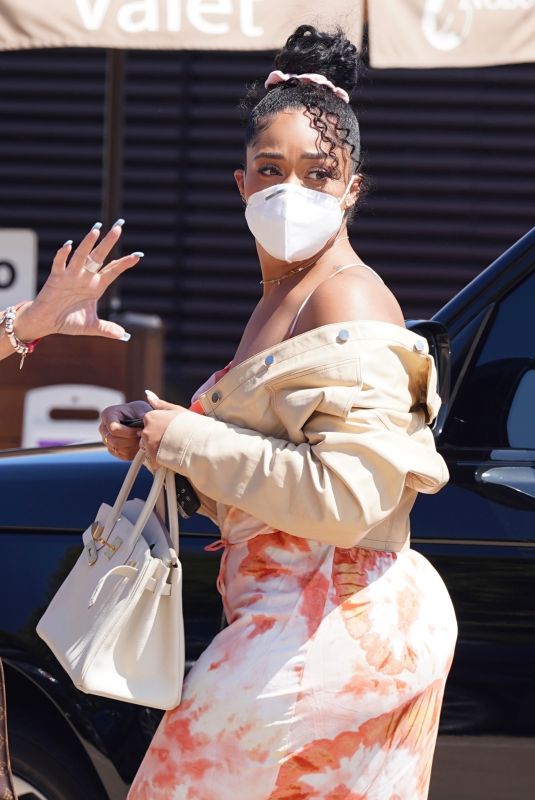 JORDYN WOODS Leaves Nobu in Malibu 07/23/2020