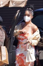 JORDYN WOODS Leaves Nobu in Malibu 07/23/2020