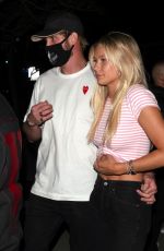 JOSIE CANSECO Out for Dinner in West Hollywood 07/25/2020