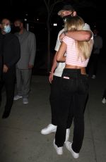 JOSIE CANSECO Out for Dinner in West Hollywood 07/25/2020