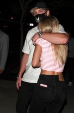JOSIE CANSECO Out for Dinner in West Hollywood 07/25/2020