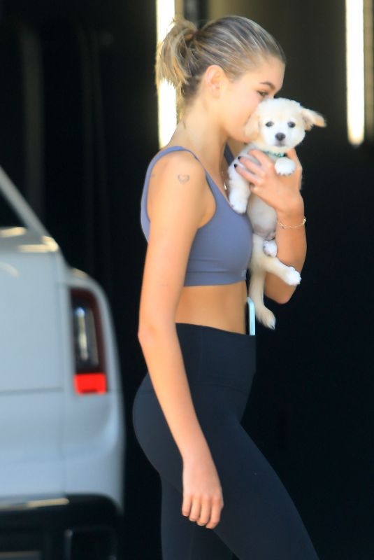 KAIA GERBER Arrives at Gym in West Hollywood 07/21/2020