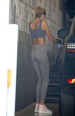 KAIA GERBER Leaves a Gym in Los Angeles 07/14/2020