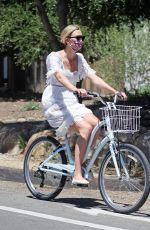 KARLIE KLOSS and Joshua Kushner Out Riding Bikes in Santa Monica 07/18/2020