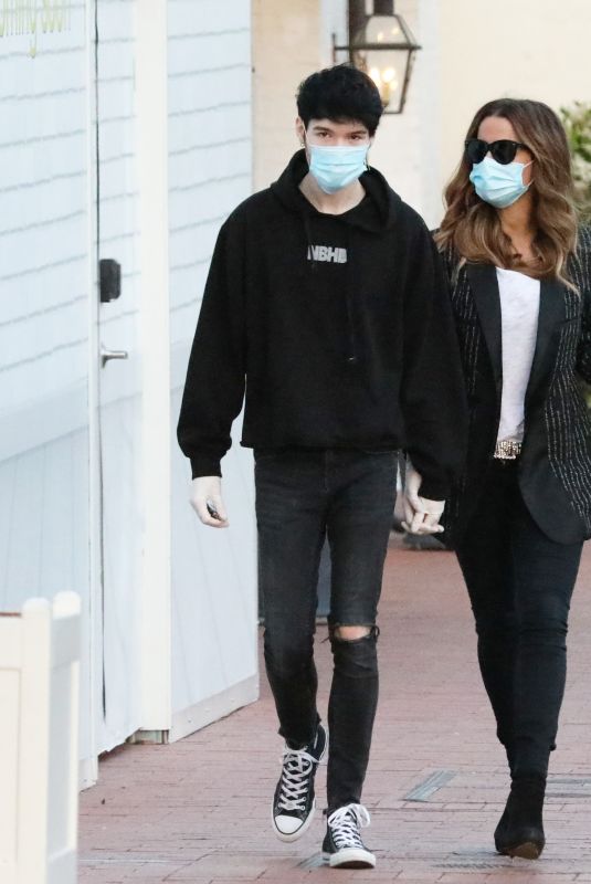 KATE BECKINSALE and Goody Grace Out in Pacific Palisades 06/30/2020