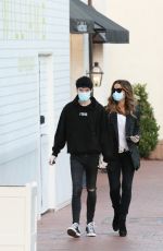 KATE BECKINSALE and Goody Grace Out in Pacific Palisades 06/30/2020