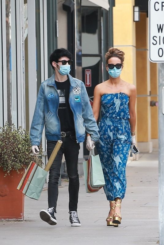 KATE BECKINSALE and Goody Grace Out in Santa Monica 07/22/2020