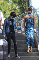 KATE BECKINSALE and Goody Grace Out in Santa Monica 07/22/2020