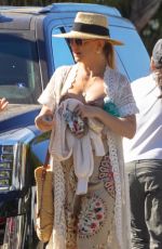 KATE HUDSON Leaves a Friends House in Malibu 07/09/2020