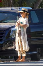 KATE HUDSON Leaves a Friends House in Malibu 07/09/2020