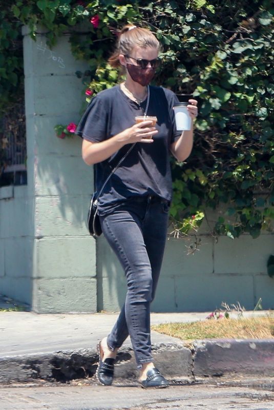 KATE MARA Out for Coffee in Los Feliz 07/25/2020