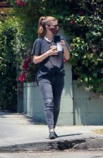 KATE MARA Out for Coffee in Los Feliz 07/25/2020