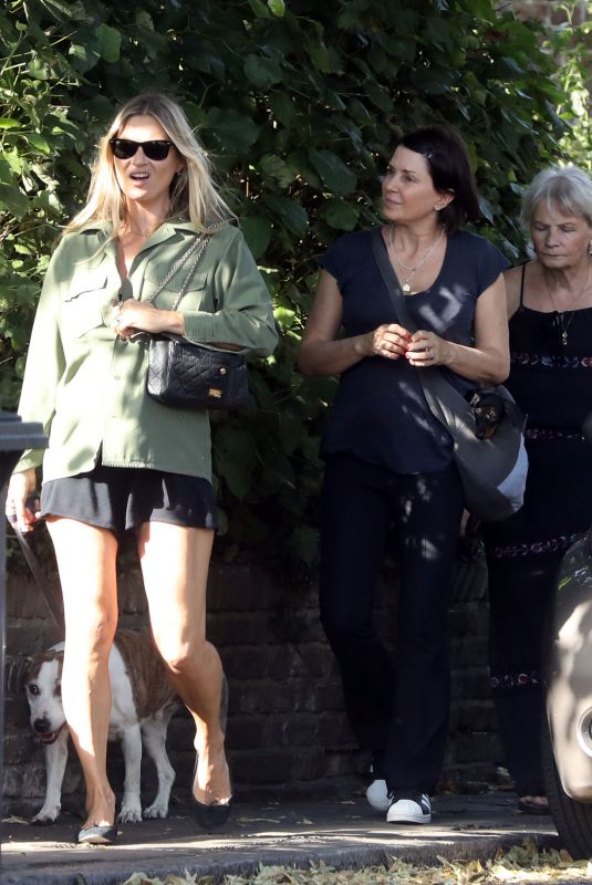 KATE MOSS Out in London 07/21/2020