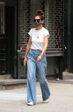 KATIE HOLMES in Denim Out in New York 07/17/2020