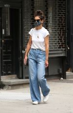 KATIE HOLMES in Denim Out in New York 07/17/2020