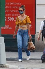 KATIE HOLMES in Denim Out Shopping in New York 07/03/2020