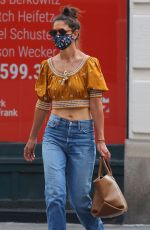KATIE HOLMES in Denim Out Shopping in New York 07/03/2020
