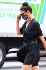 KATIE HOLMES Out in New York 07/15/2020