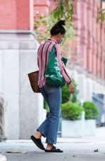 KATIE HOLMES Out in New York 07/21/2020