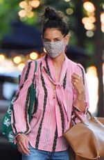 KATIE HOLMES Out in New York 07/21/2020