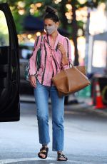 KATIE HOLMES Out in New York 07/21/2020