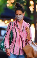KATIE HOLMES Out Shopping in New York 07/22/2020