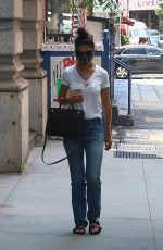 KATIE HOLMES Wearing a Mask Out in New York 07/14/2020