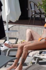 KATIE PRICE in Bikini at a Pool in Turkey 07/27/2020