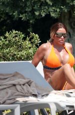 KATIE PRICE in Bikini at a Pool in Turkey 07/27/2020