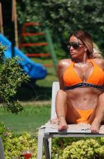 KATIE PRICE in Bikini at a Pool in Turkey 07/27/2020